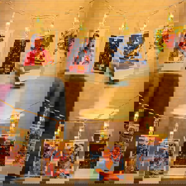 St Helens Home and Garden LED Battery Powered Clip String Lights