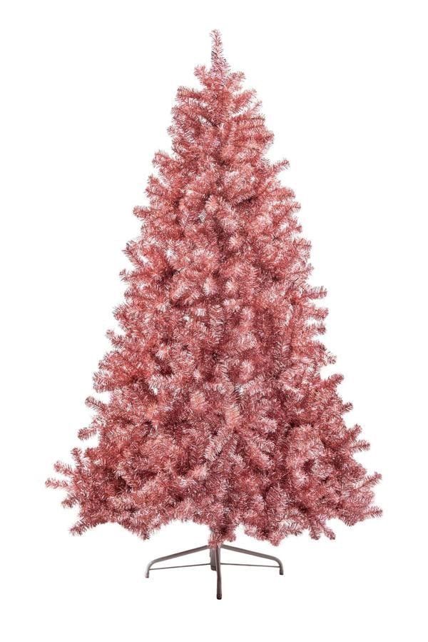 4ft to 7ft Rose Gold Artificial Christmas Trees with Shiny Tinsel Finish and Hinged Branches image 7