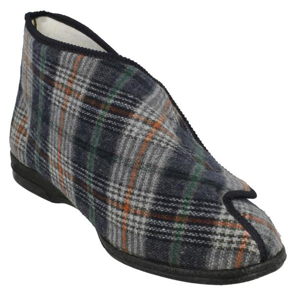 Balmoral Mens Balmoral Patterned Slipper Boot