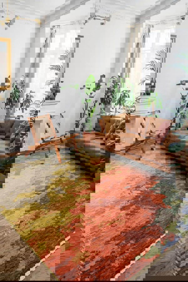 Nomad Abstract Wool-Blend Rug – Multicolour