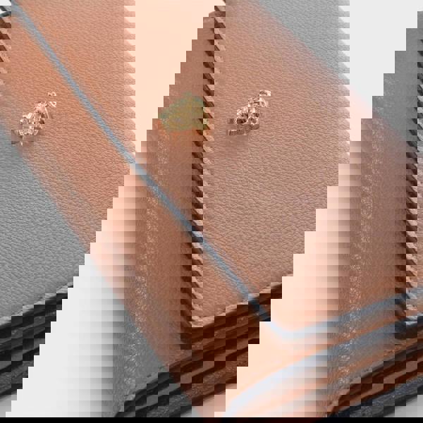 Versace Long Wallet Leather Summer Nude Brown