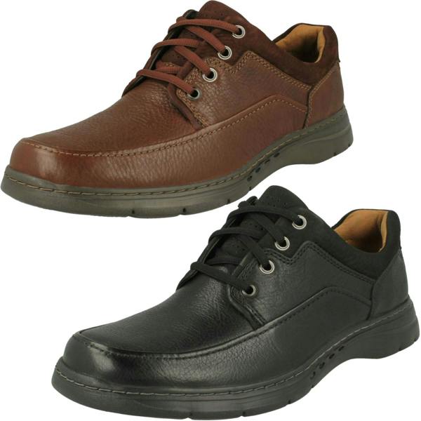 Clarks Mens Clarks Unstructured Lace Up Shoes Un Brawley Lace