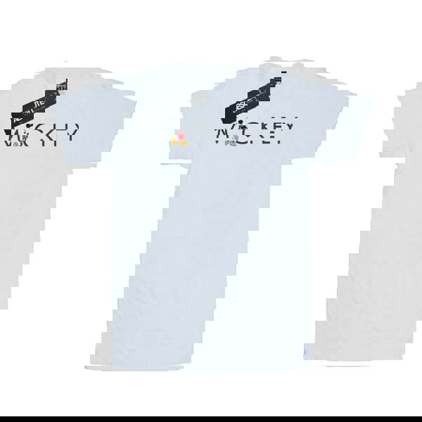 Disney Womens/Ladies Minnie Mouse Kick Letter Cotton Boyfriend T-Shirt - White