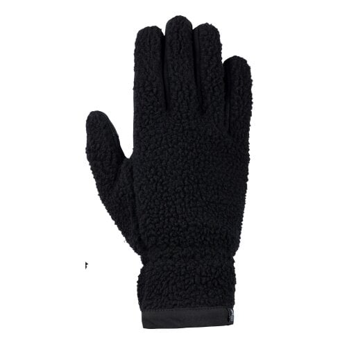 Trespass Unisex Adult Ainslee Sherpa Fleece Gloves - Black