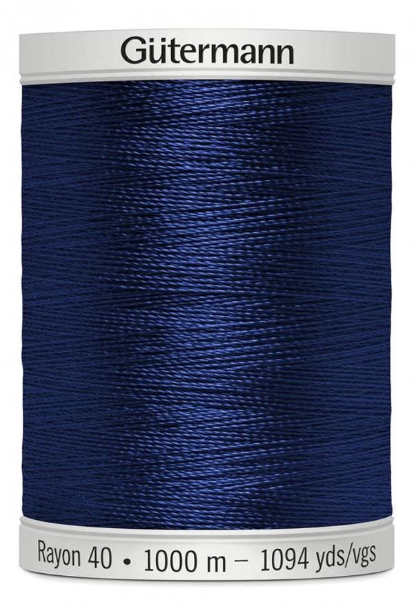 Gutermann No 40 Sulky Rayon Embroidery Thread 1000m Rayon Thread Suitable For Embroidery