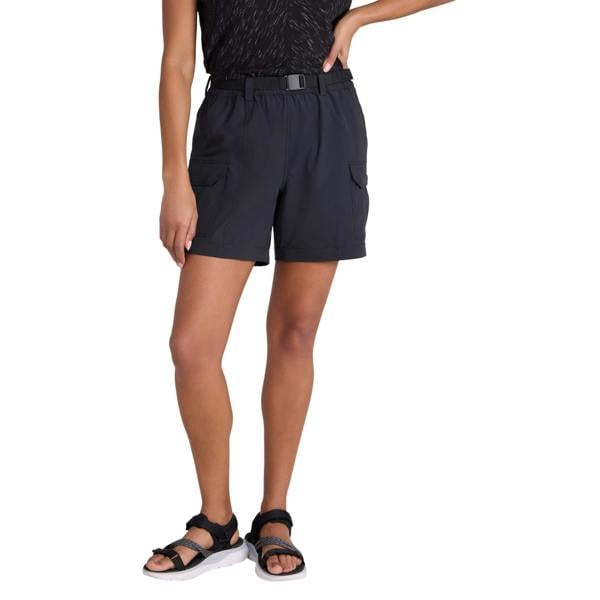 Mountain Warehouse Womens/Ladies Stellar Ripstop Hiking Cargo Shorts - Black - 