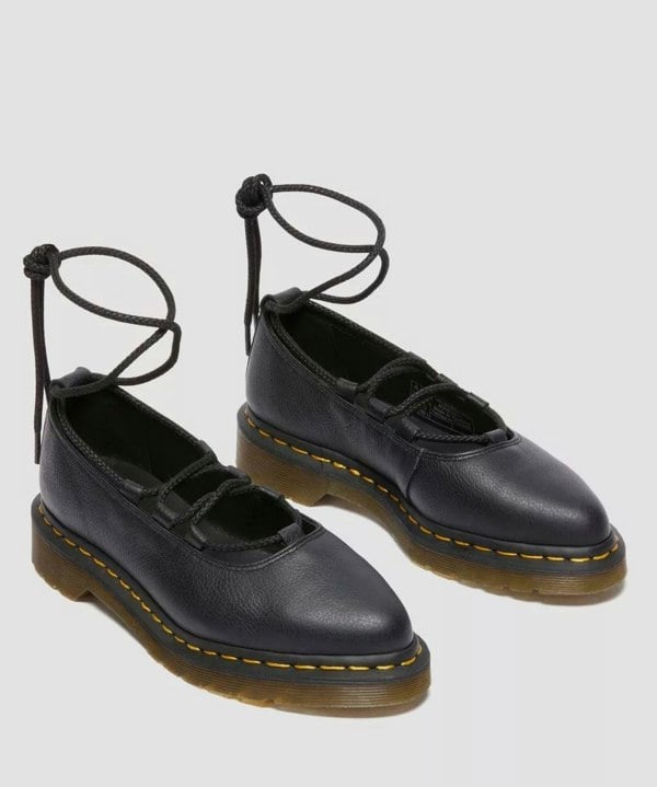 Dr. Martens ElpHie II Virginia Leather Women's Black Shoes