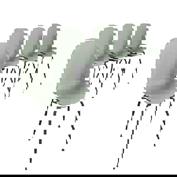 Dorel Home Aria Resin Chairs 4PK Light Sage