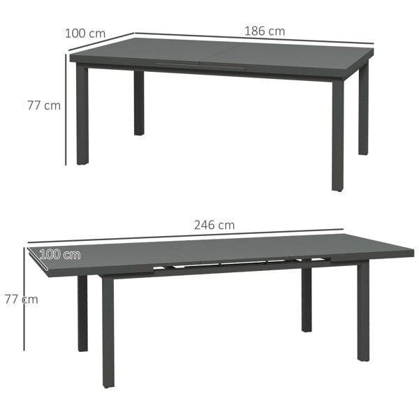 Extendable Outdoor Dining Table