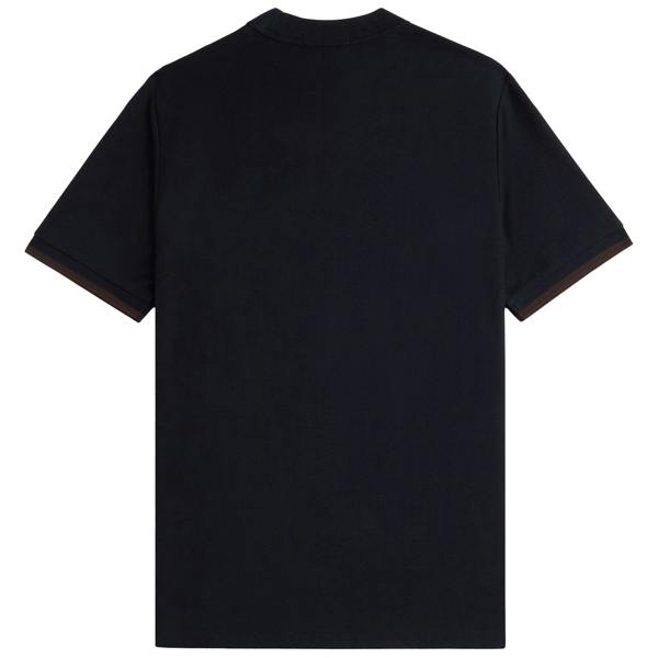 Fred Perry Tipped Cuff Honeycomb Pique T-Shirt