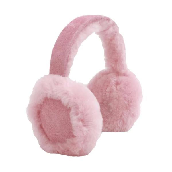 Eastern Counties Leather Kids Kiko Sheepskin Earmuffs - Pink