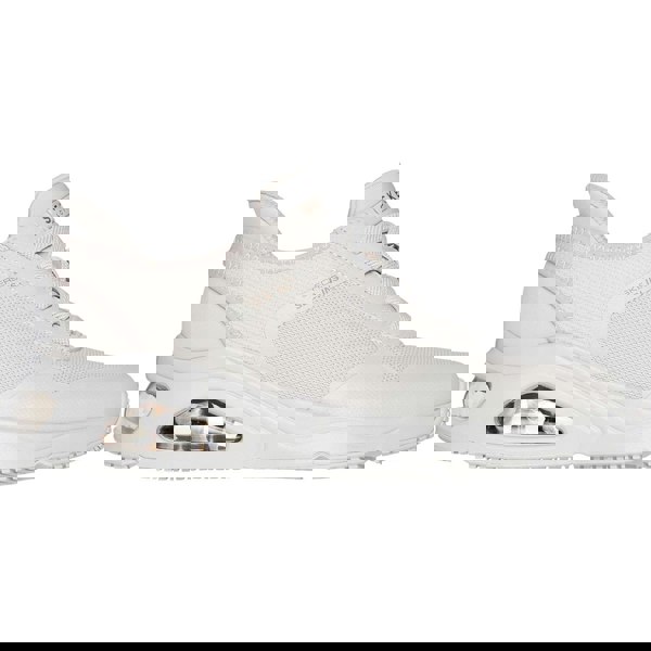 Skechers Tres-Air Uno Easy Steppers Women's Trainers in Off White