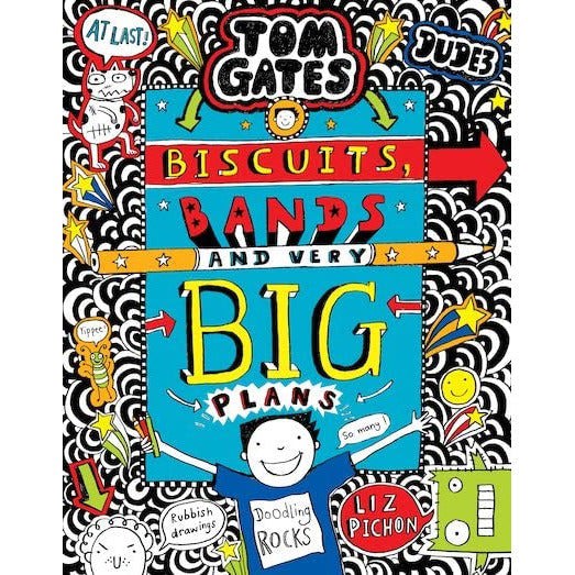 Scholastic Tom Gates: Biscuits, Bands and Very Big Plans by Liz Pichon - Hardback