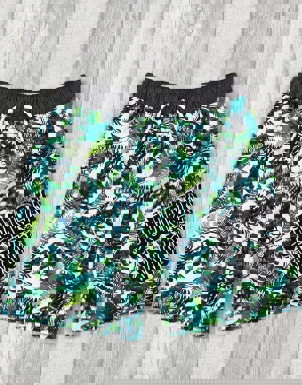 Jurassic World Boys Green Logo Swim Shorts