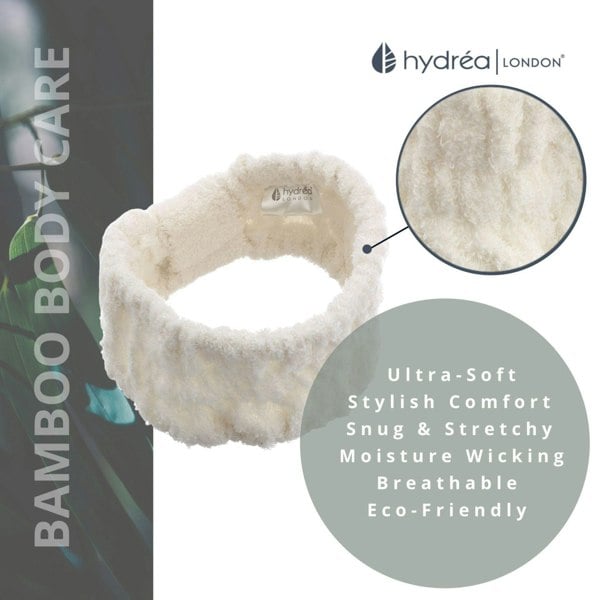 Hydréa London Eco-Friendly Bamboo & Cotton Spa Head Band