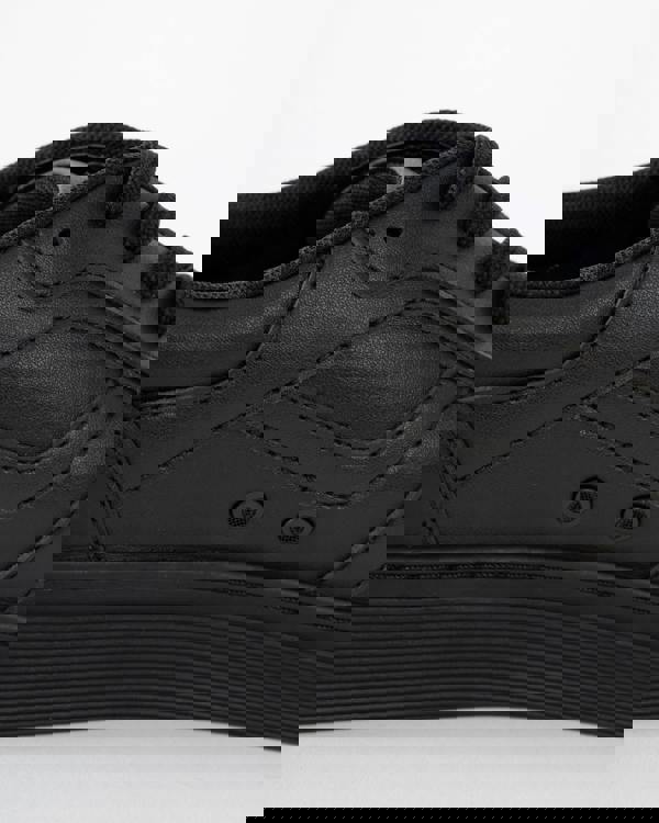 BOSS Orange Mens Rhys Trainers in Faux Nappa Leather - Black 005