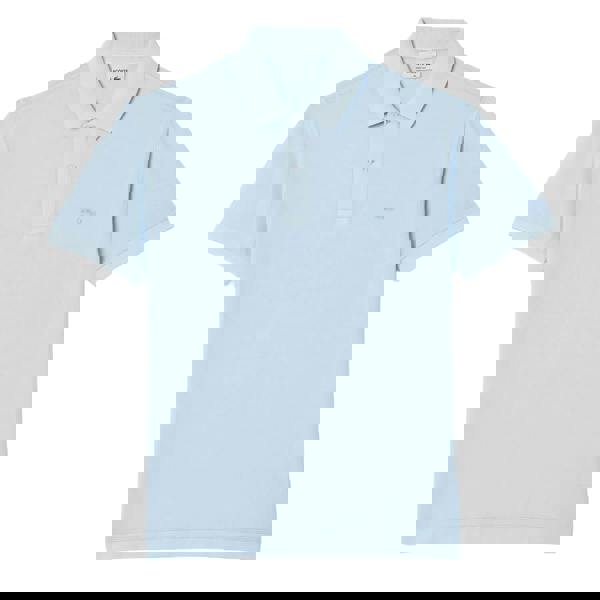 Lacoste Unisex Adult Natural Dyed Classic Polo Shirt - Blue