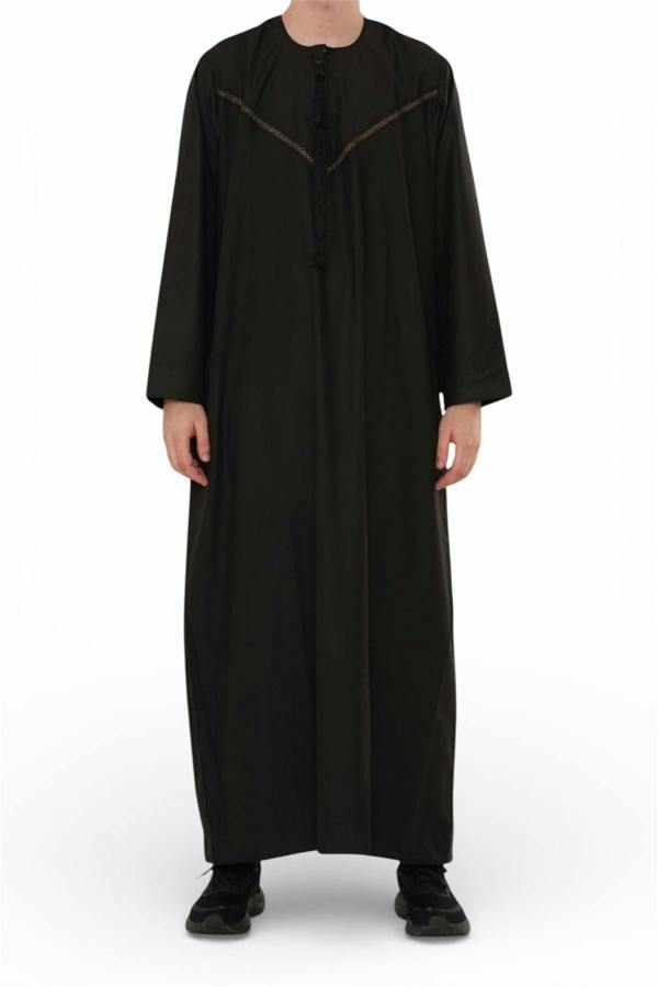 Infinity Leather Men's Eid Moroccan Thobe Robe Djellaba Ramadan Eid Jubba- HM10