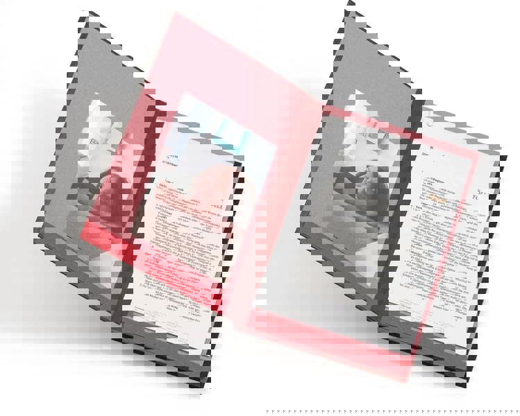 Durable CORNERFIX Self-Adhesive Triangular Corner Pockets | 100 Pack | 75x75mm