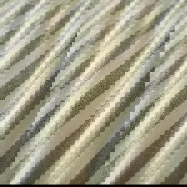 Pineapple Elephant Cotton Rich Woven Stripe Duvet Cover Set Green