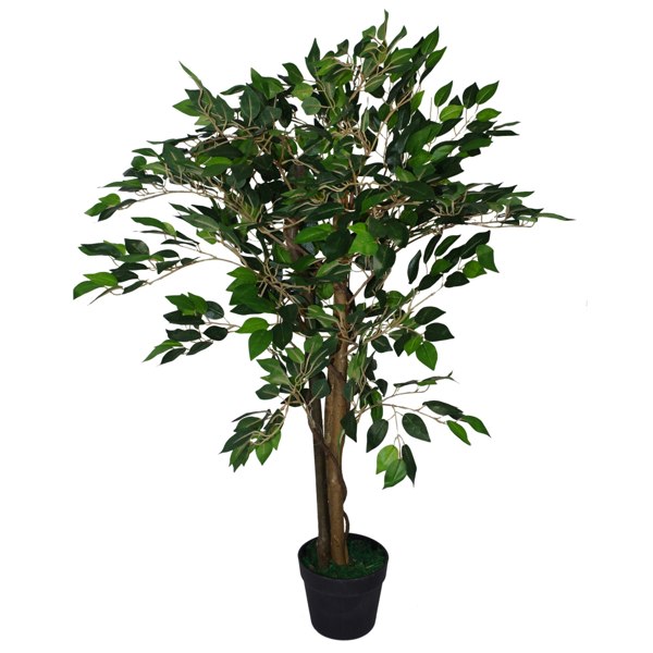 Leaf 90cm Artificial Ficus 90cm Plant Green - Large