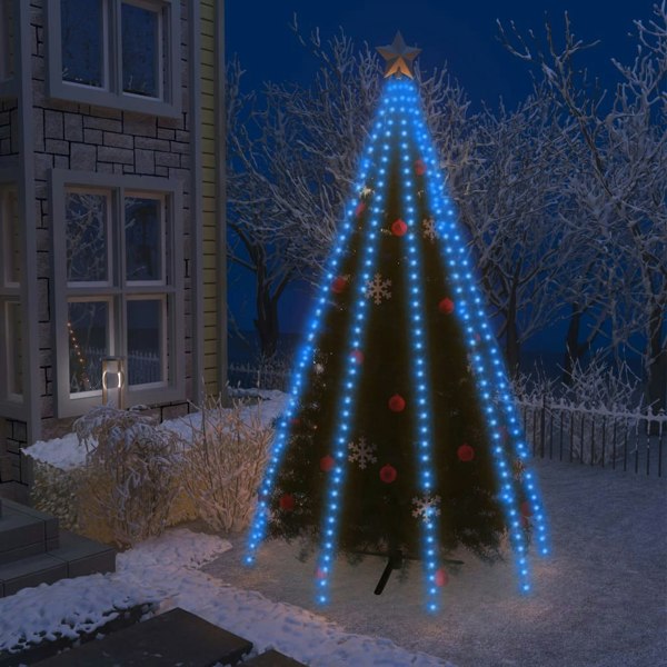 Berkfield Christmas Tree Net Lights with 400 LEDs Blue 400 cm