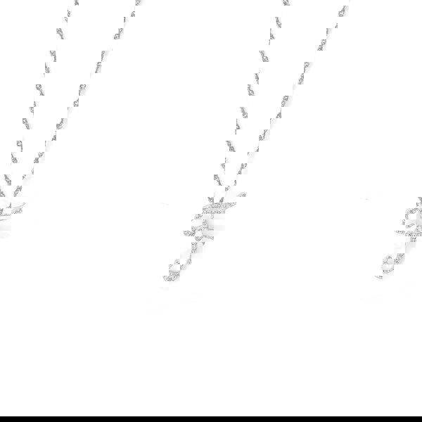 Say It With Luxe CZ Initial Necklace - Sterling Silver