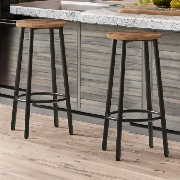 Rafaelo Mobilia Set of 2 Bar Stools