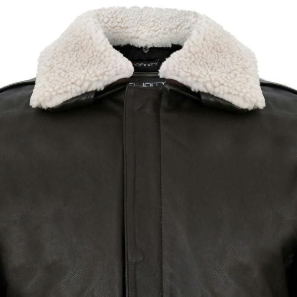 Infinity Leather Mens Air Force A2 Cowhide Bomber Jacket-Montreal