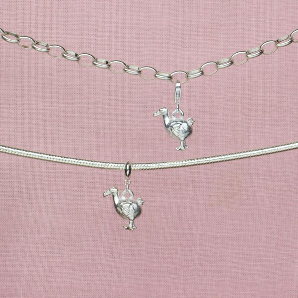 Mylee London Dodo Pendant Charm - Sterling Silver