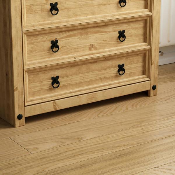 Vida Designs Corona Rustic 5 Drawer Chest