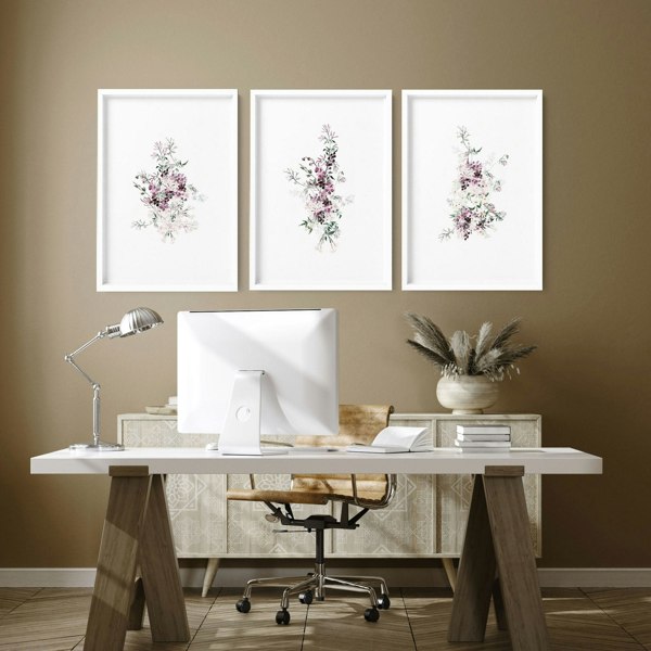 Office Art Ideas | Set of 3 wall art prints