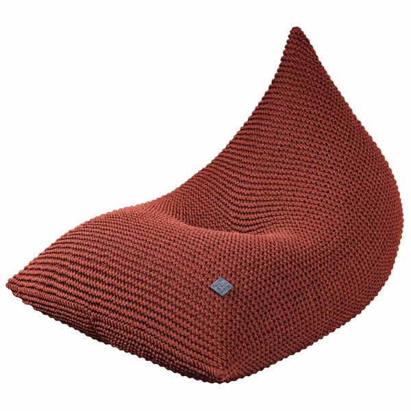 Zuri House Knitted bean bag | TERRACOTTA