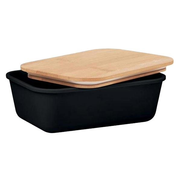 MidOcean Thursday Bamboo 1L Lunch Box - Black - 