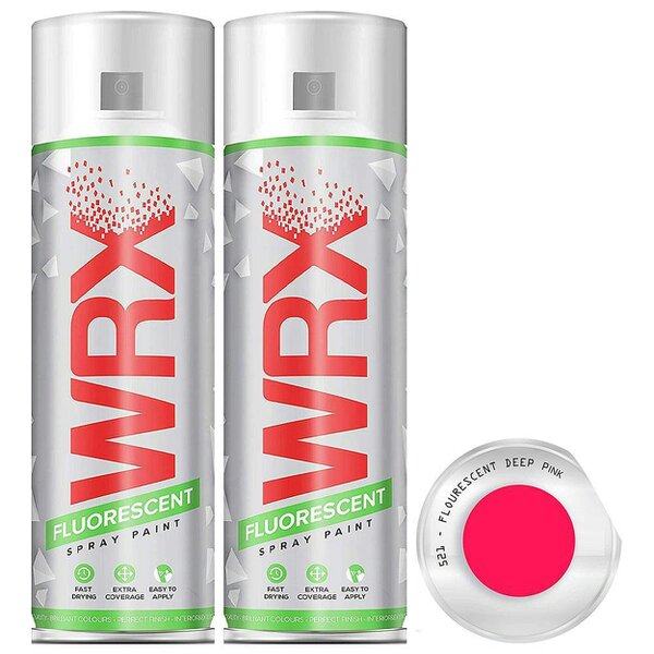 WRX 2X WRX Fluorescent Deep Pink Spray Paint 400ml