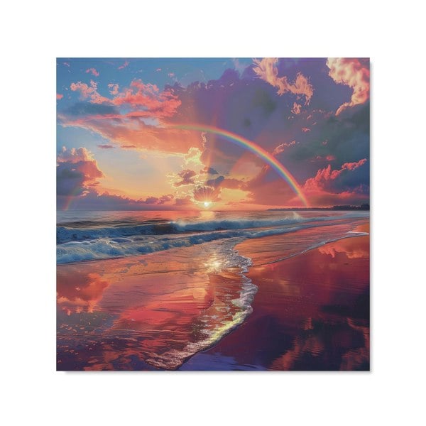 Warren Reed - Designer Rainbow Reflection on the Shore Kitchen Splashback