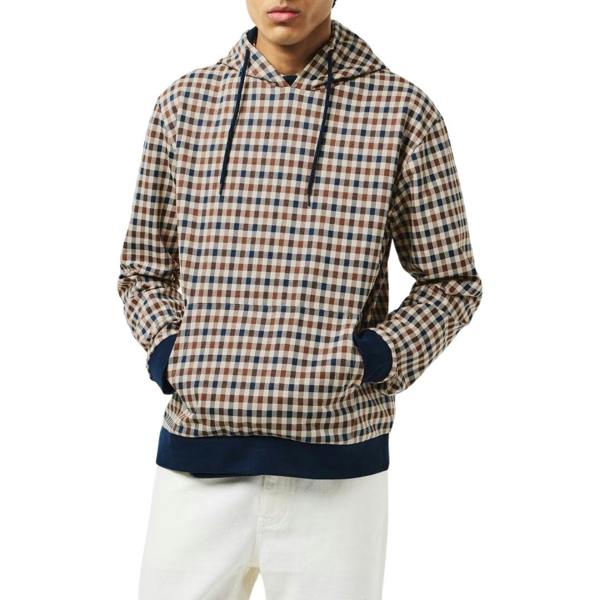 Aquascutum Active Club Check Hoodie Navy S