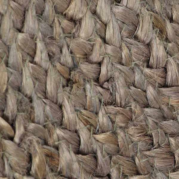 Berkfield Handmade Rug Jute Round 150 cm Grey