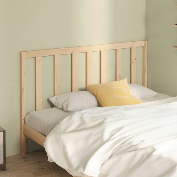 Berkfield Bed Headboard 141x4x100 cm Solid Wood Pine
