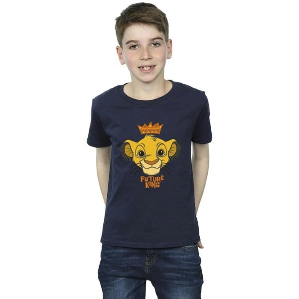 Disney Boys The Lion King Future King T-Shirt - Navy Blue