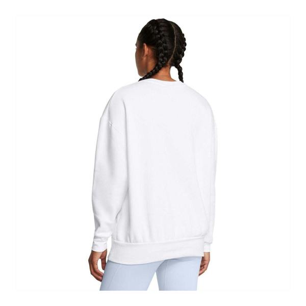 Under Armour Womens/Ladies Essential Fleece Sweatshirt - White/Black - 