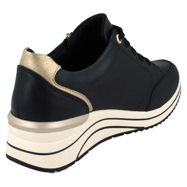 Remonte Ladies Remonte Casual Wedge Trainers D0T03