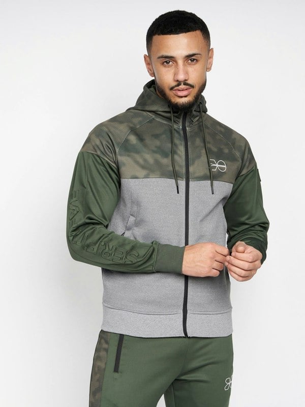Crosshatch Shenmoore Tracktop Dark Green