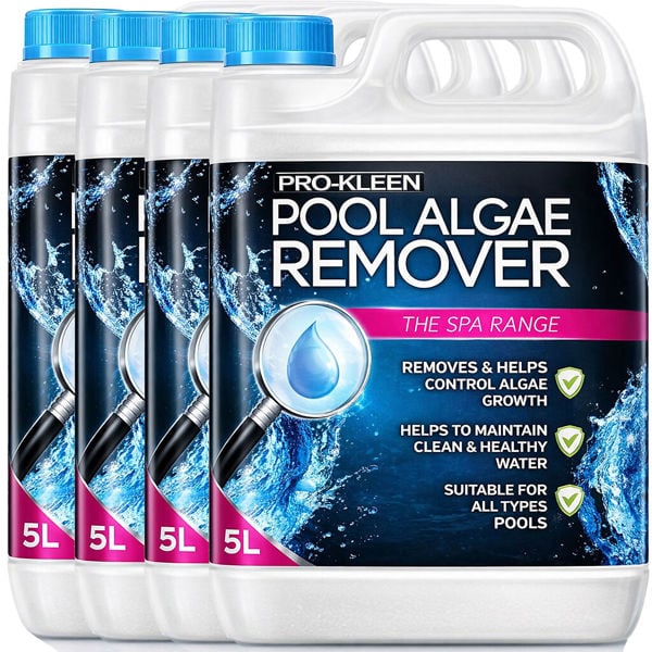 ProKleen Pro-Kleen Pool Algae Remover 20L - Removes & Prevents Algae Growth - High Concentration, Long-Lasting Professional Formula