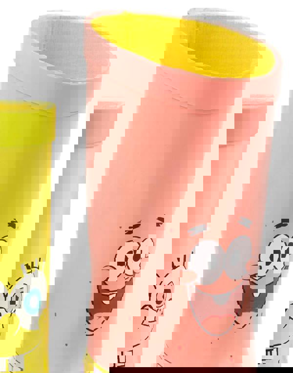 SpongeBob SquarePants Unisex Kids Multicoloured Spongebob Squarepants, Patrick Wellington Boots without Handles