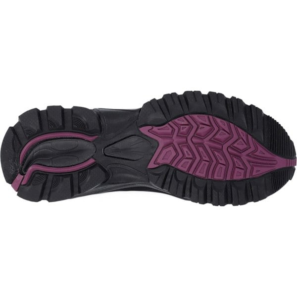 Hi-Tec Jackdaw Mid WP Polyester Women's Black/Burgundy Hiking Boots