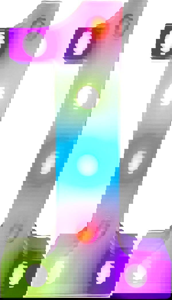 St Helens Battery Operated RGB Number With Remote Control Number 1