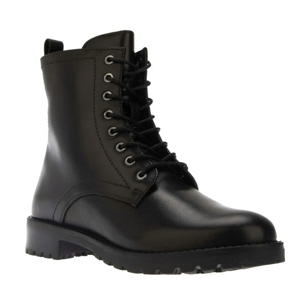 Dune London Womens/Ladies Prestin Leather Lace Up Ankle Boots - Black