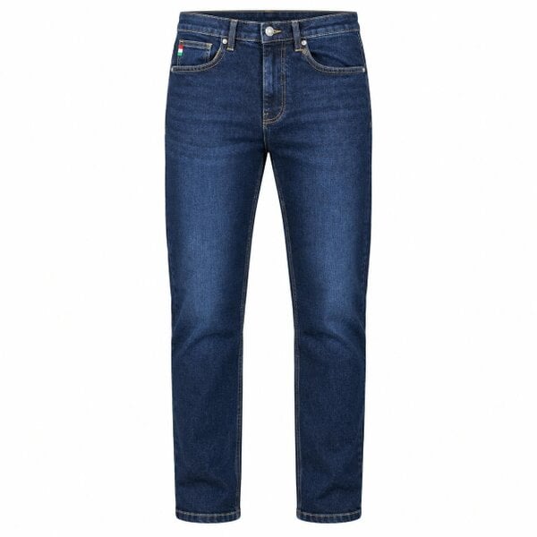 Sergio Tacchini Forza Straight Fit Jeans Indigo Wash