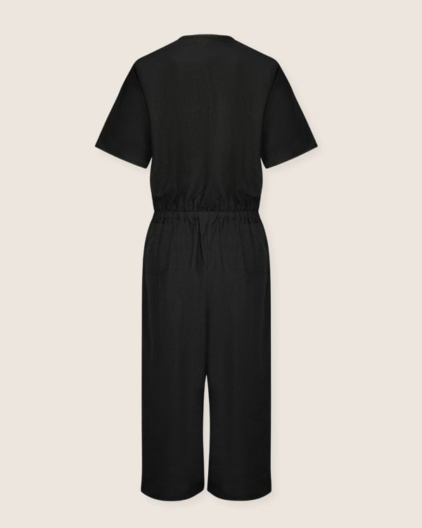 Ethel Black Jumpsuit with zip at the front - image 5